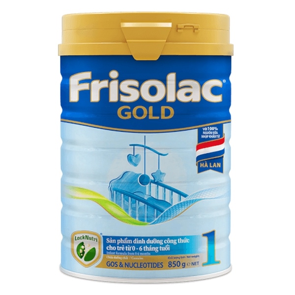 Frisolac Gold số 1 hương Vani 850g