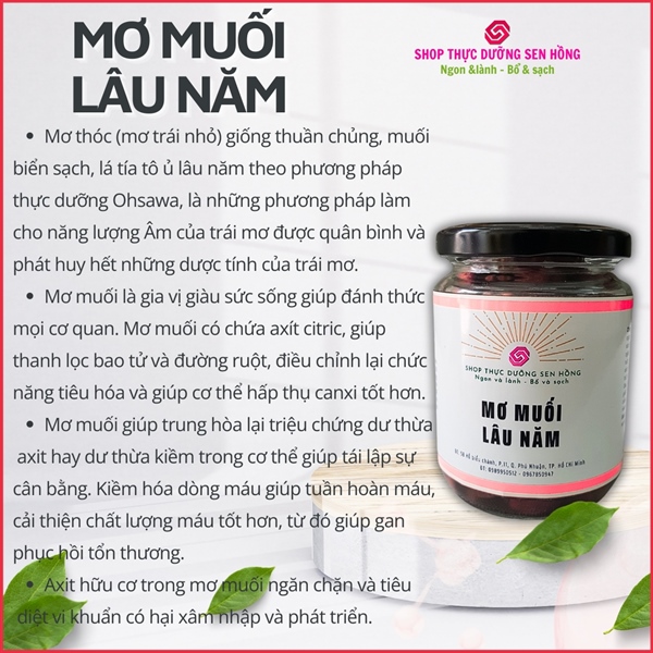 Mơ muối lâu năm