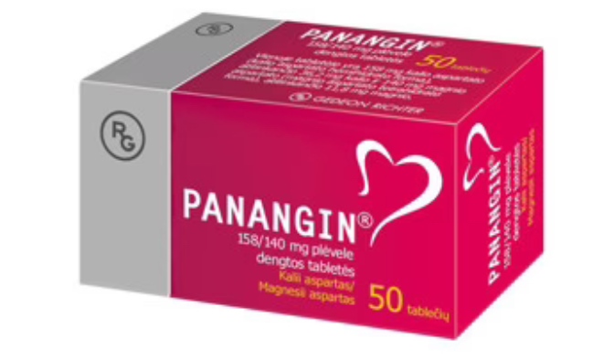 Panangin 158mg/140mg gedeon richter (c/50v)