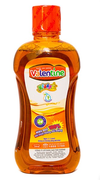 Súc Miệng Valentine Thái Dương (C/250ml) Nhỏ