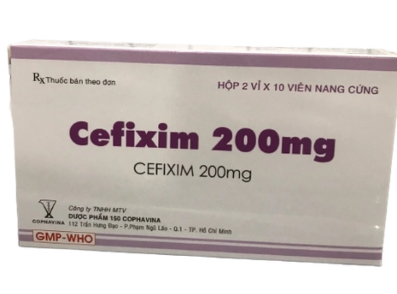 Cefixim 200mg XN 120 Armephaco (H/20v) (Vỉ Nhôm)