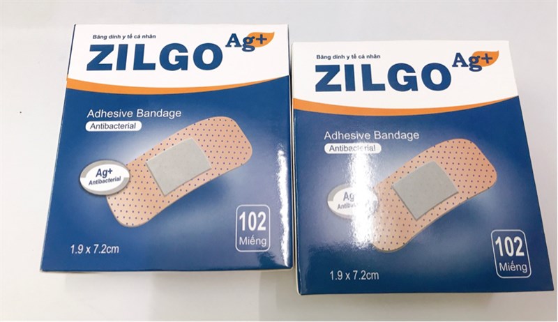 Băng cá nhân Zilgo+Ag 1.9x7.2cm/H102M
