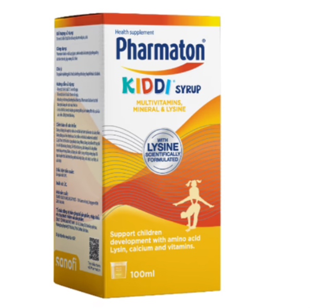 Tăng đề kháng pharmaton kiddi syrup sanofi (c/100ml)