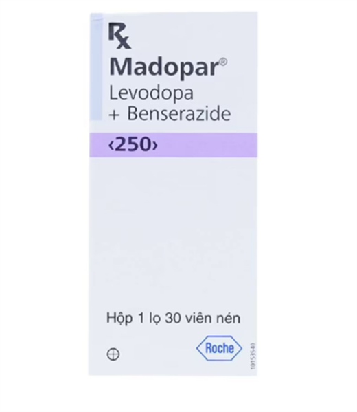Madopar Levodopa + Benserazide 250 Roche (H/30v)