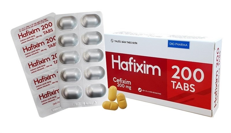 Hafixim 200 tabs Cefixim dhg (hộp/30 viên nén)