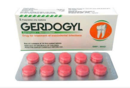 GERDOGYL Spiramycin + Metronidazol (H/20V) (Lốc/10H)
