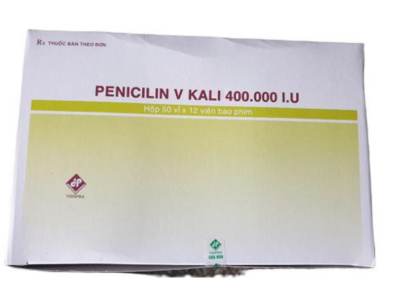 Penicilin V Kali 400.000 Vidipha (H/50vĩ/12v)