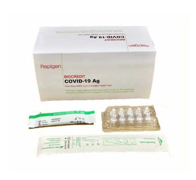 Bộ Kit Test mũi Covid Bio/H20 kit test