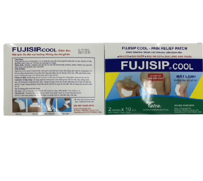 Miếng Dán Giảm Đau Fujisip Cool Tatra (Hộp/10gói)
