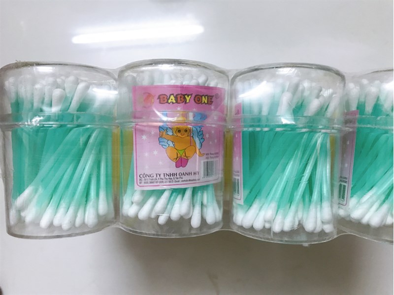 Tăm bông đầu lớn Baby one/Lốc12h