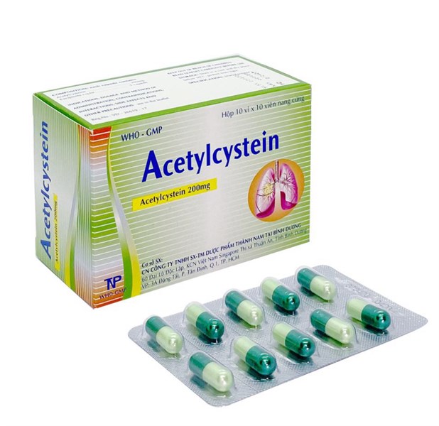 Acetylcystein 200mg Thành Nam (H/100v)