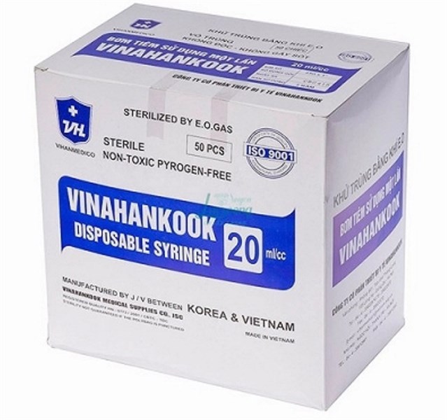 Bơm Tiêm 20cc Vinahankook (H/50c)