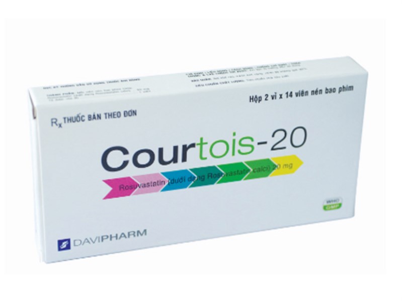 Courtois-20 Davipharm (Hộp/28 Viên Nén)