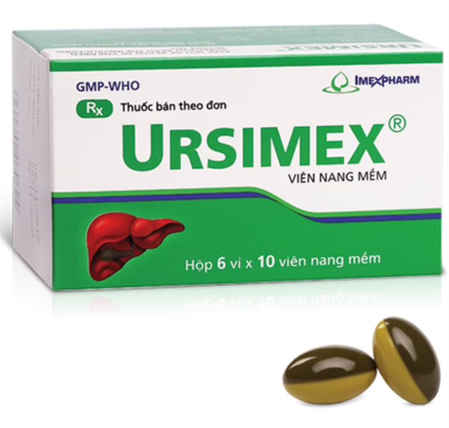Ursimex Imexpharm (Hộp/60 Viên Nang)