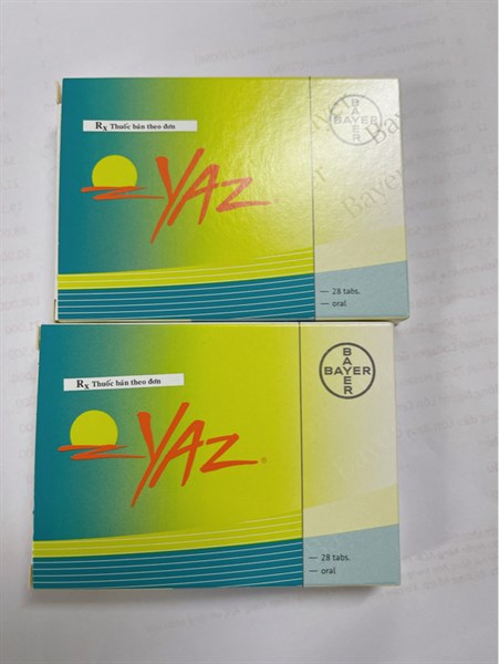 Thuốc Ngừa Thai Yaz Bayer (h/28v)
