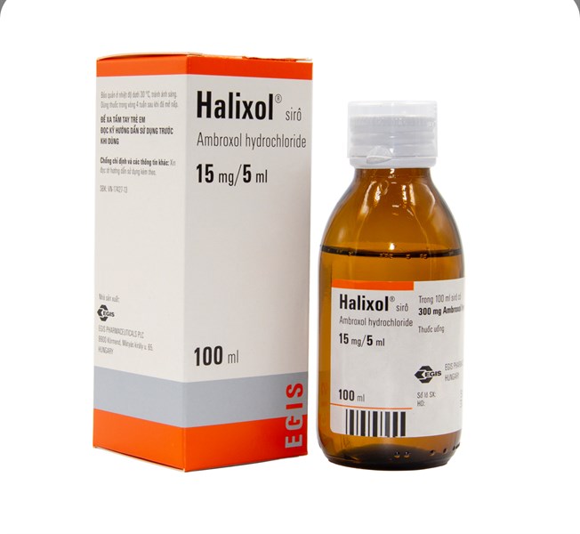 Halixol 15mg/5ml Egis (Chai/100ml Siro)