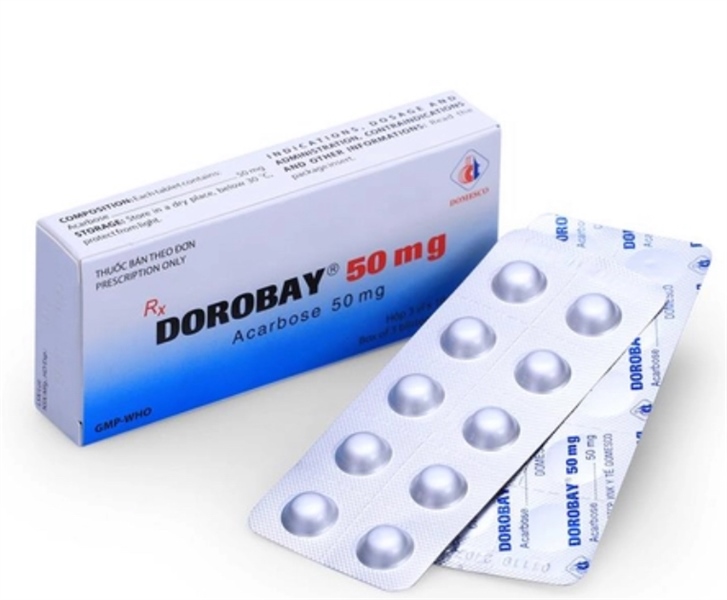 Dorobay 50 Acarbose 50mg Domesco (H/30v)