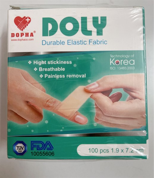 Băng cá nhân Doly Korea Dopha 1.9x7.2/H100M (Bản nhỏ)