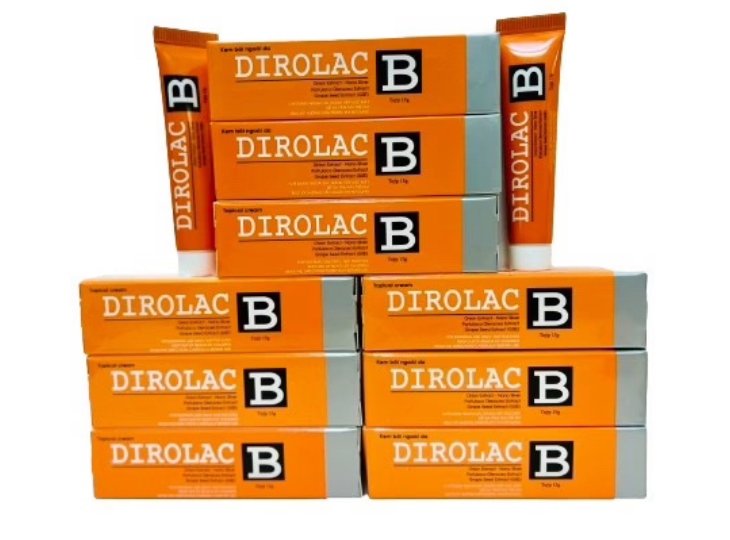 COMBO Dirolac B ypharma (lốc/10t/15gr)