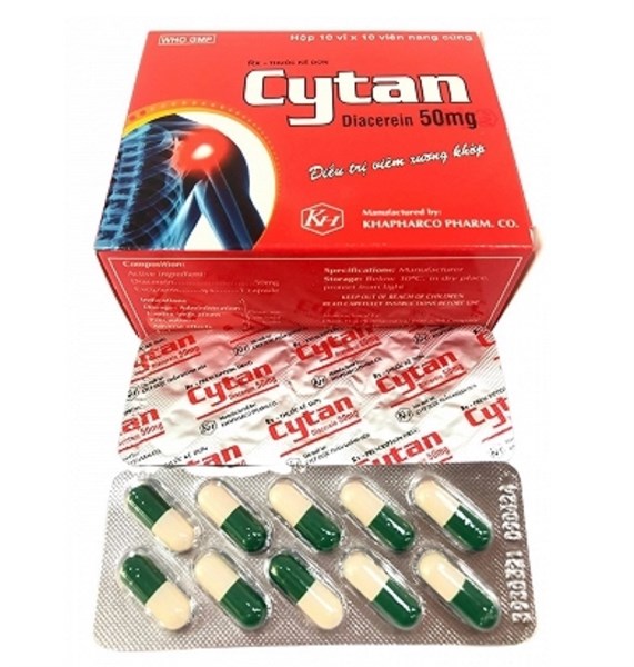 Cytan Diacerein 50mg Khapharco (H/100V)