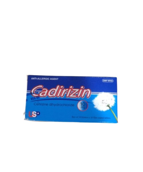 Cadirizin Cetirizine 10mg Usp (H/100v)