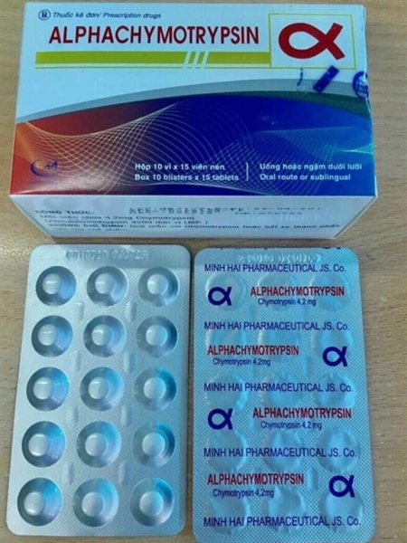 Alpha chymotrypsin Minh Hải LỚN (H/150V)