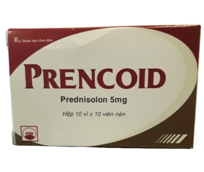 Prencoid Prednisolone 5mg Pymepharco (H/100v)