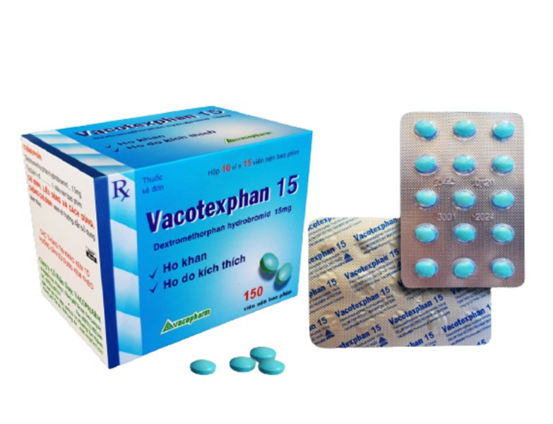 Vacotexphan 15 Vacopharm (Hộp/150 Viên Nén)