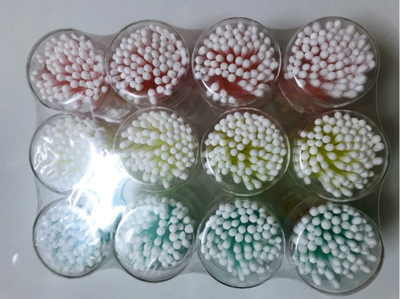 Tăm bông đầu nhỏ Baby one HỦ TRÒN (Lốc12/Hủ)