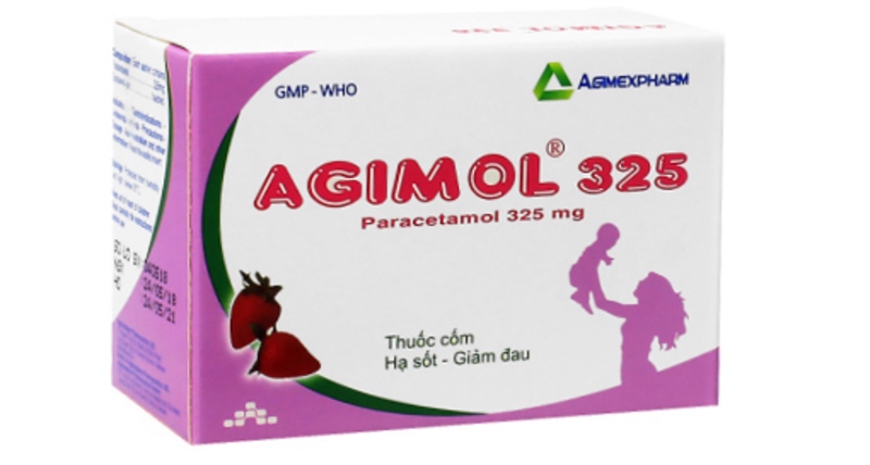 Thuốc cốm Agimol 325mg Paracetamol 325 Agimexpharm (H/30G)
