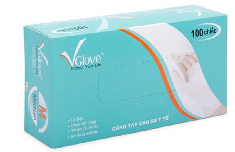 Găng Tay VGlove Size L (Có bột)/H100c