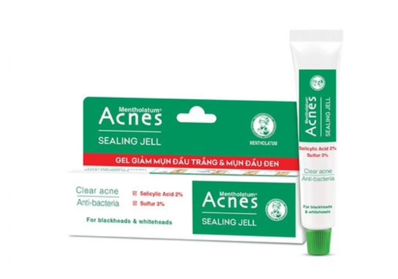 Acnes Sealing Jell Trị Mụn Xanh Rohto (tuýp/18gr)