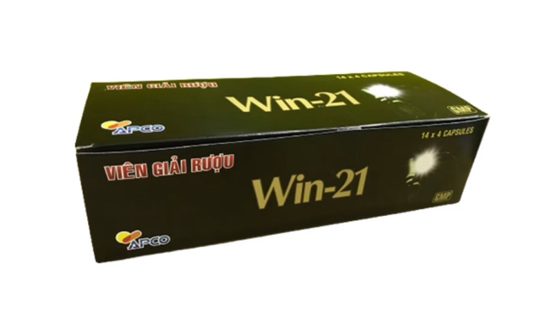 Viên Giải Rượu Win 21 Apco (hộp/56 Viên Nang)