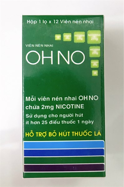 Viên nhai Oh No Ohno (H/12V)