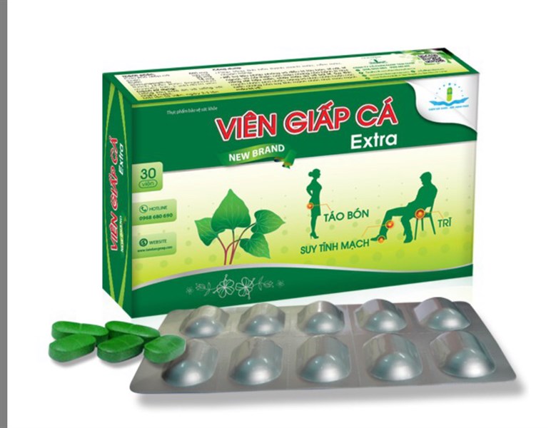 Viên Giấp Cá Extra Tâm Dược (H/30v)