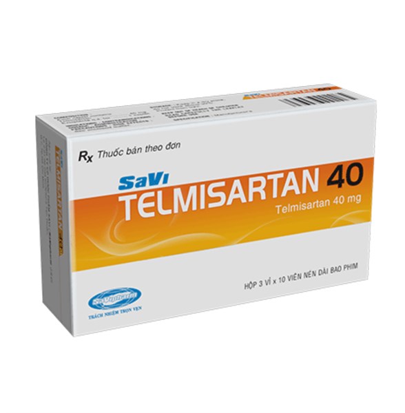 Savi Telmisartan 40 Savipharm (Hộp/30 Viên Nén)