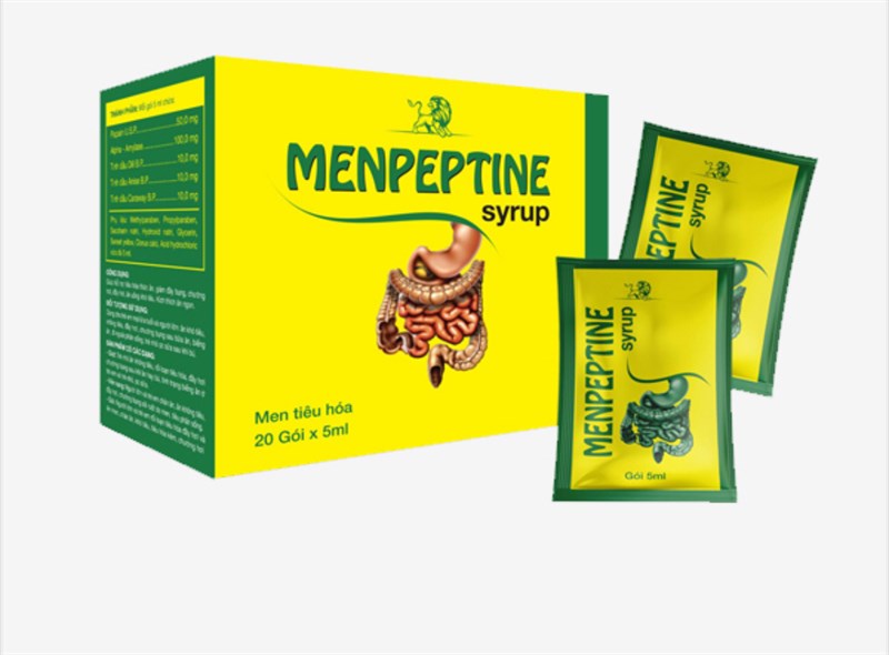 Menpeptin Enzyme Mediphar Gói H/20 Gói