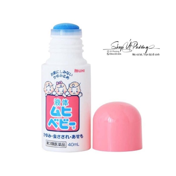 Lăn muỗi muhi cho bé sơ sinh