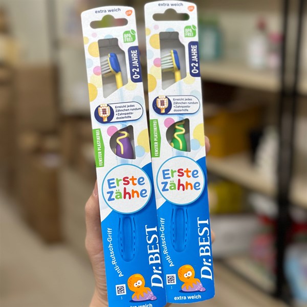 Bàn chải trẻ em Dr.Best 0-2T