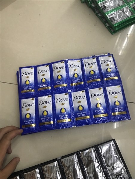 Dove dầu gội phục hồi hư tổn 6g