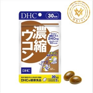 Viên Uống Nghệ Giải Độc Gan DHC Concentrated Turmeric 30 days (hàng chính hãng, có tem phụ)