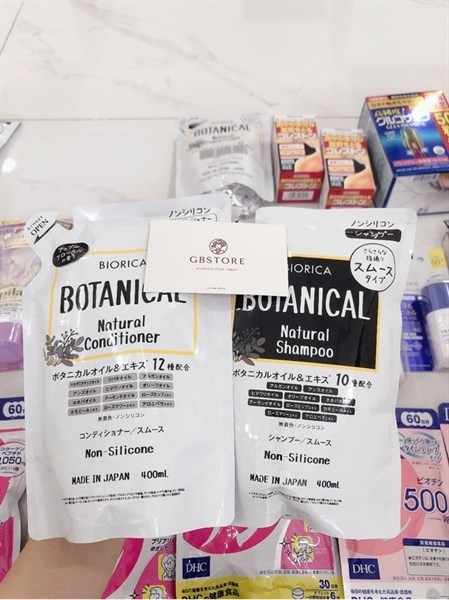 Bộ Dầu Gội Xả Botanical Biorica 400ml