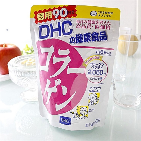 Viên Uống DHC Collagen 540 viên- 90 Days Supply (hàng chính hãng, có tem phụ)