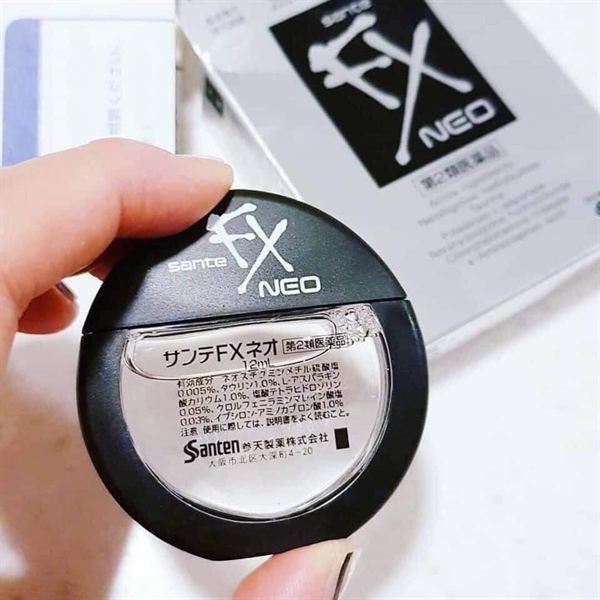 Thuốc nhỏ mắt FX neo Nhật Bản 12ml- Bạc