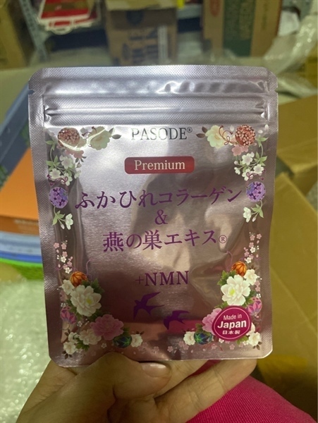 VIÊN UỐNG COLLAGEN TƯƠI NHẬT BẢN CHIẾT XUẤT TỔ YẾN + NMN PASODE MẪU MỚI