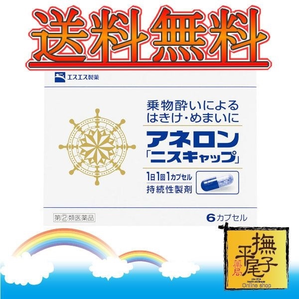 THUỐC SAY TÀU XE ANEROL HỘP 6 VIÊN