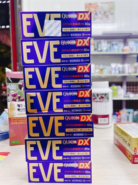 Thuốc giảm đau hạ sốt Eve quick DX 60 viên