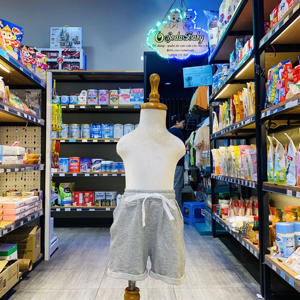 Chiro Quần ngắn Alan cap thun CR2306 - Xám