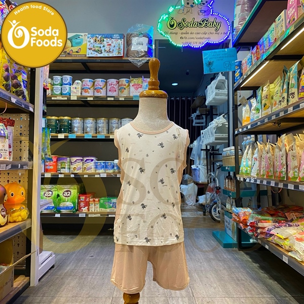 Avaler Bộ sát nách sợi tre - ghi