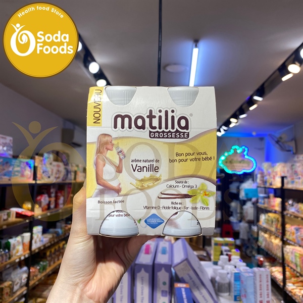 Sữa bầu Matilia Pháp 200ml x4 - Vani